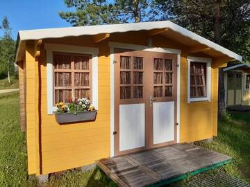 Фото номера Четырехместный номер Кемпинги Small camping houses in Haanja г. Хаанья 8